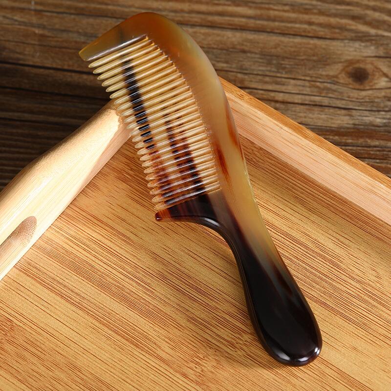 一个装牛角梳羊角梳木制钉钉梳直播间特选链接