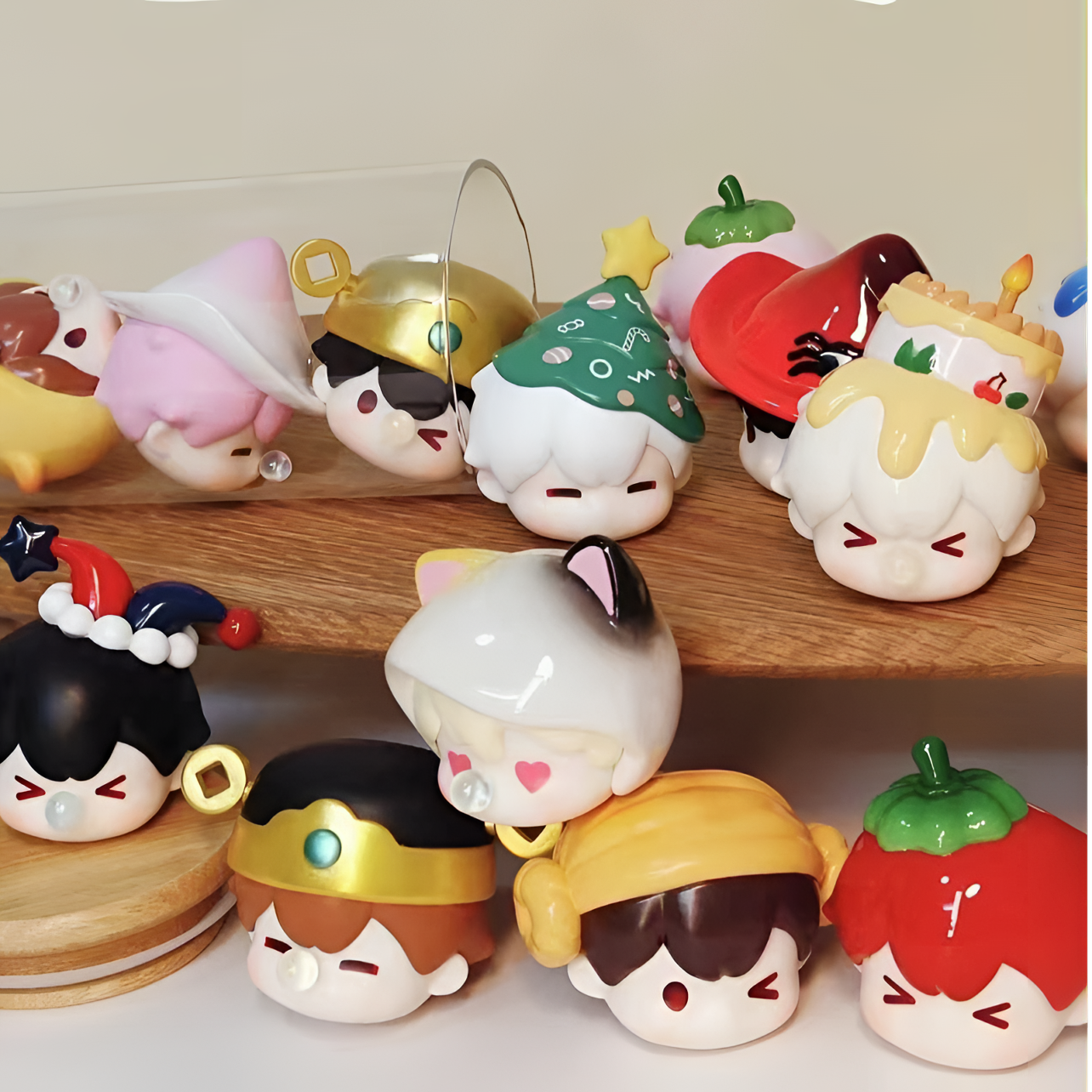 【拆盒】萌粒大乱斗之大鱼吃小鱼一袋装不下呀太欧气了吧潮玩盲袋