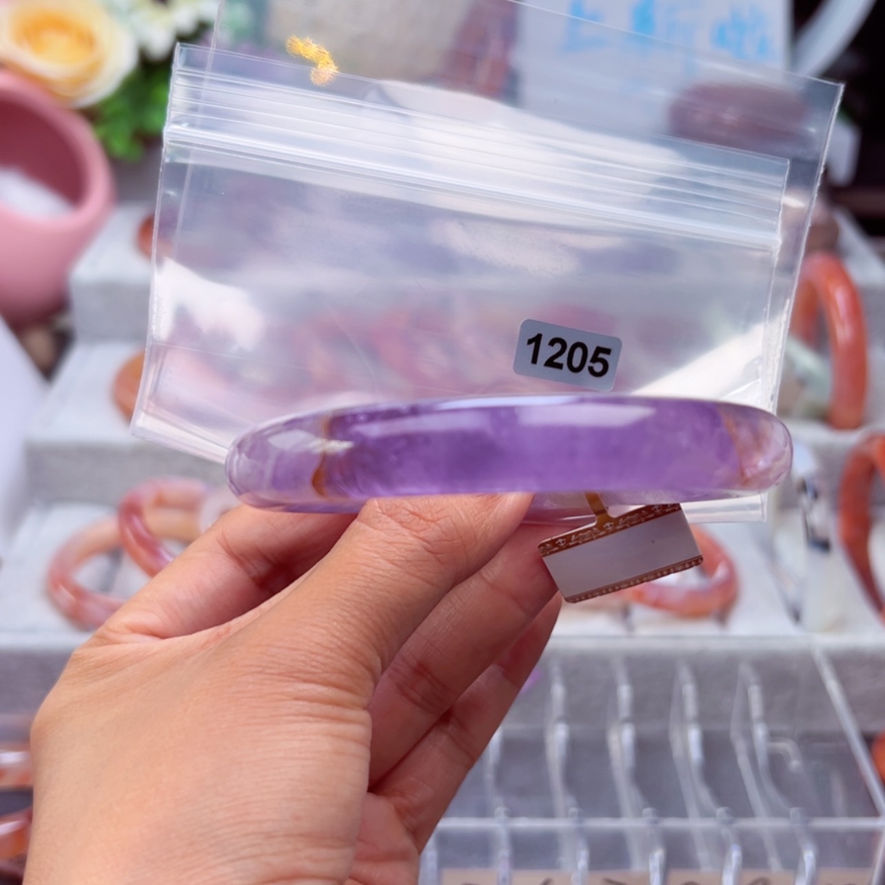 【闪购商品】紫晶手镯未镶嵌莫**?57.8