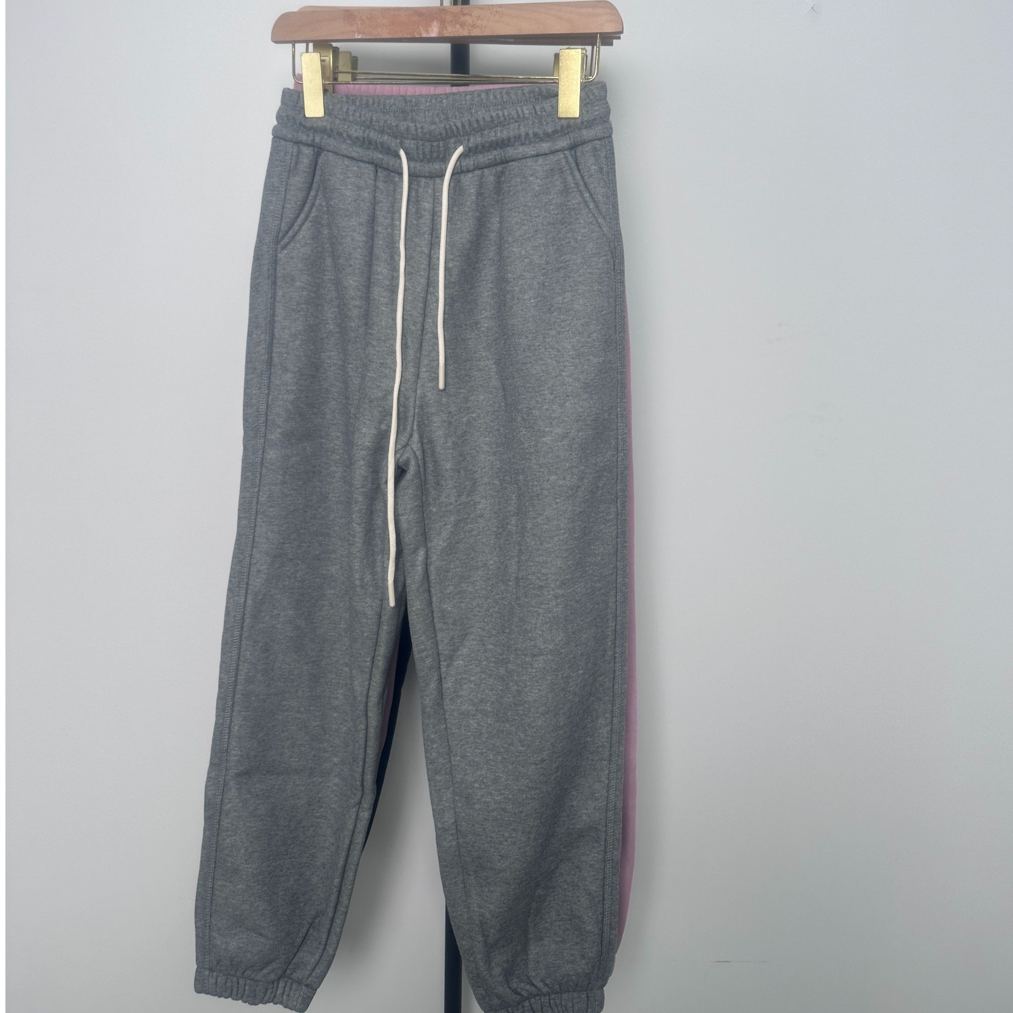 254 YIKE   冬季 加绒加厚 精梳棉 束脚裤 