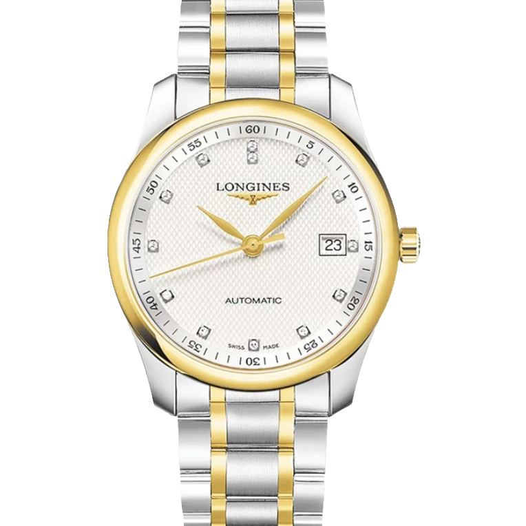 99新 Longines/浪琴 名匠793/40mm/金钻白盘机械男表/公价33700
