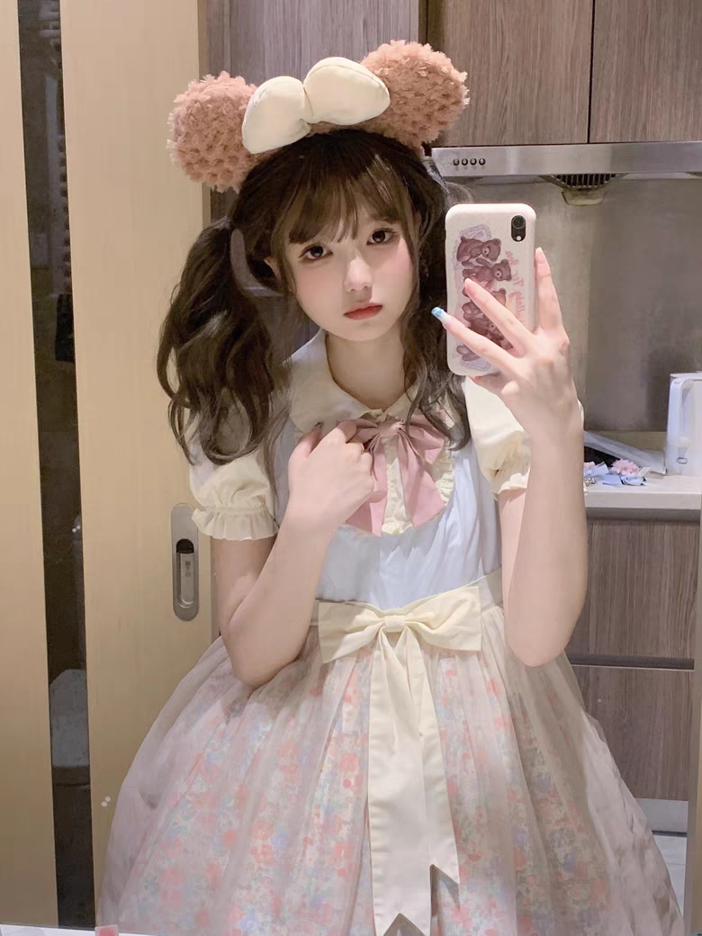 【新款现货】春日纪 碎花田园系lolita少女软妹夏季洛丽塔连衣裙