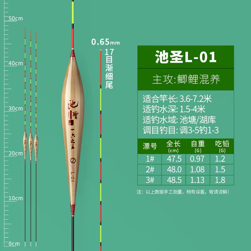 池圣芦苇高灵敏轻口手工芦苇浮漂垂钓鲫鱼鲤鱼芦苇浮漂