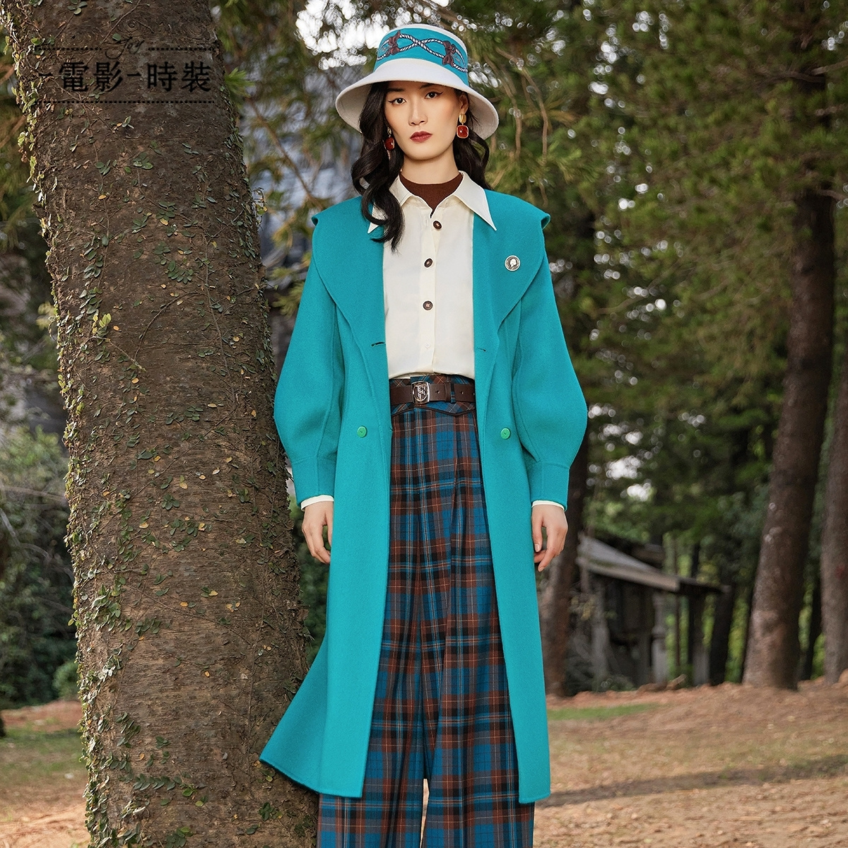 一电影一时装双面呢外套FECG135599