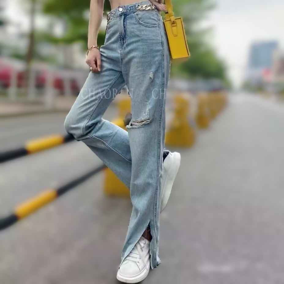 400-499【摩登奴时装女店】gu品欧货牛仔裤女装显瘦时尚小众复古