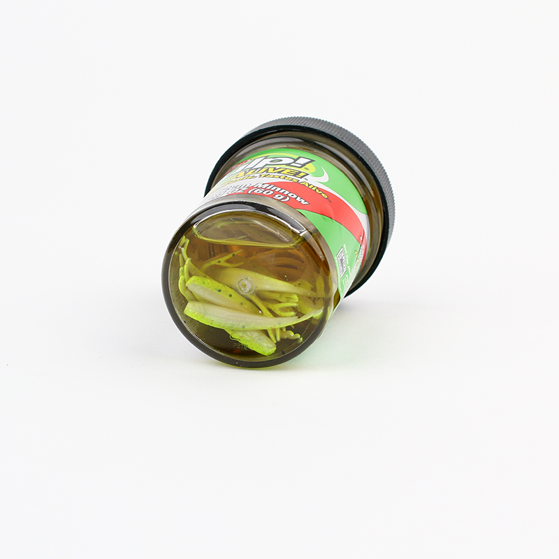 贝克力Berkley 瓶装叉尾3.5cm黑坑根钓路亚软饵GULP吞咽饵钓鱼