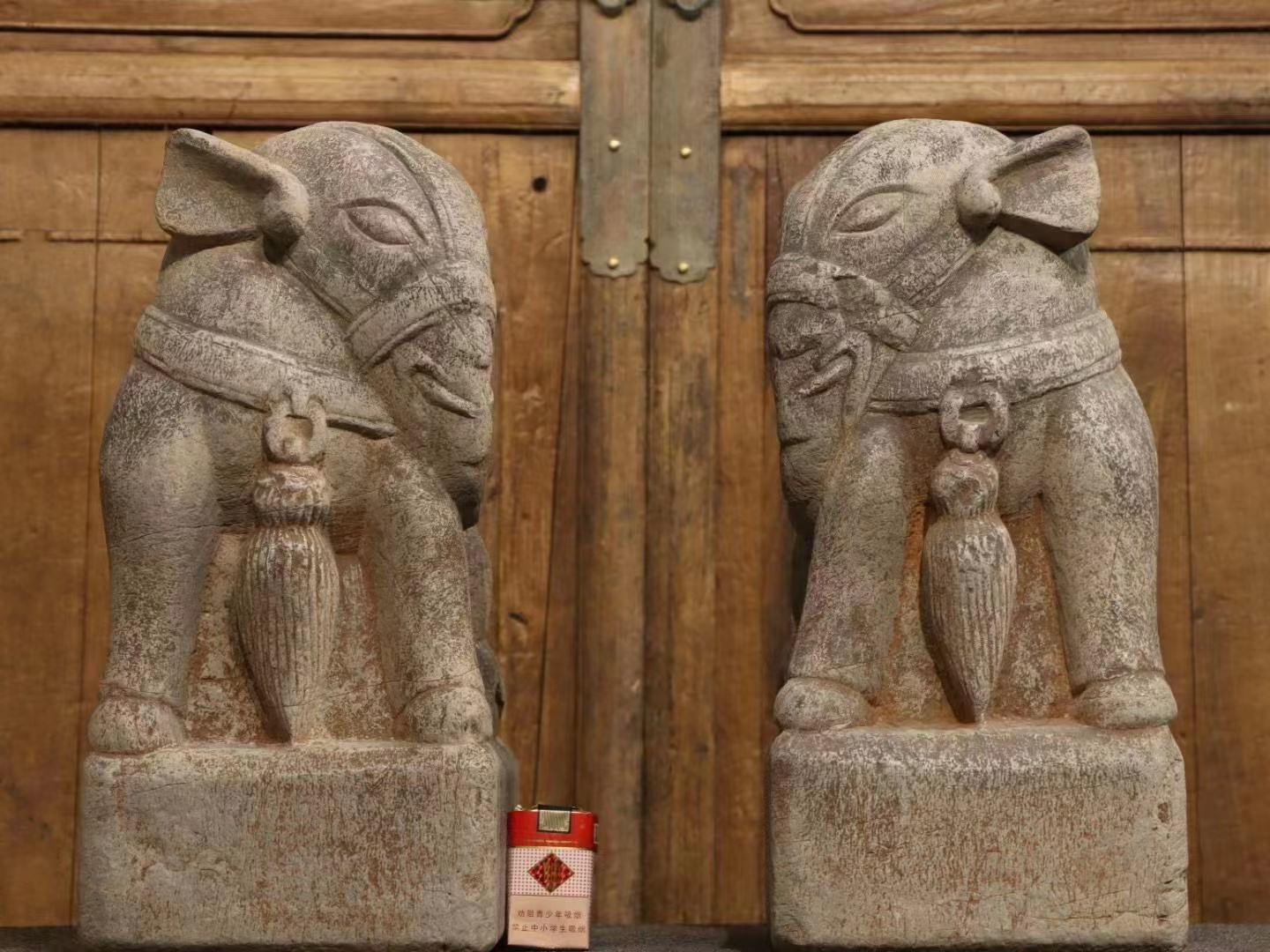 太平吉祥——石象  青石尺寸：高51长40宽25