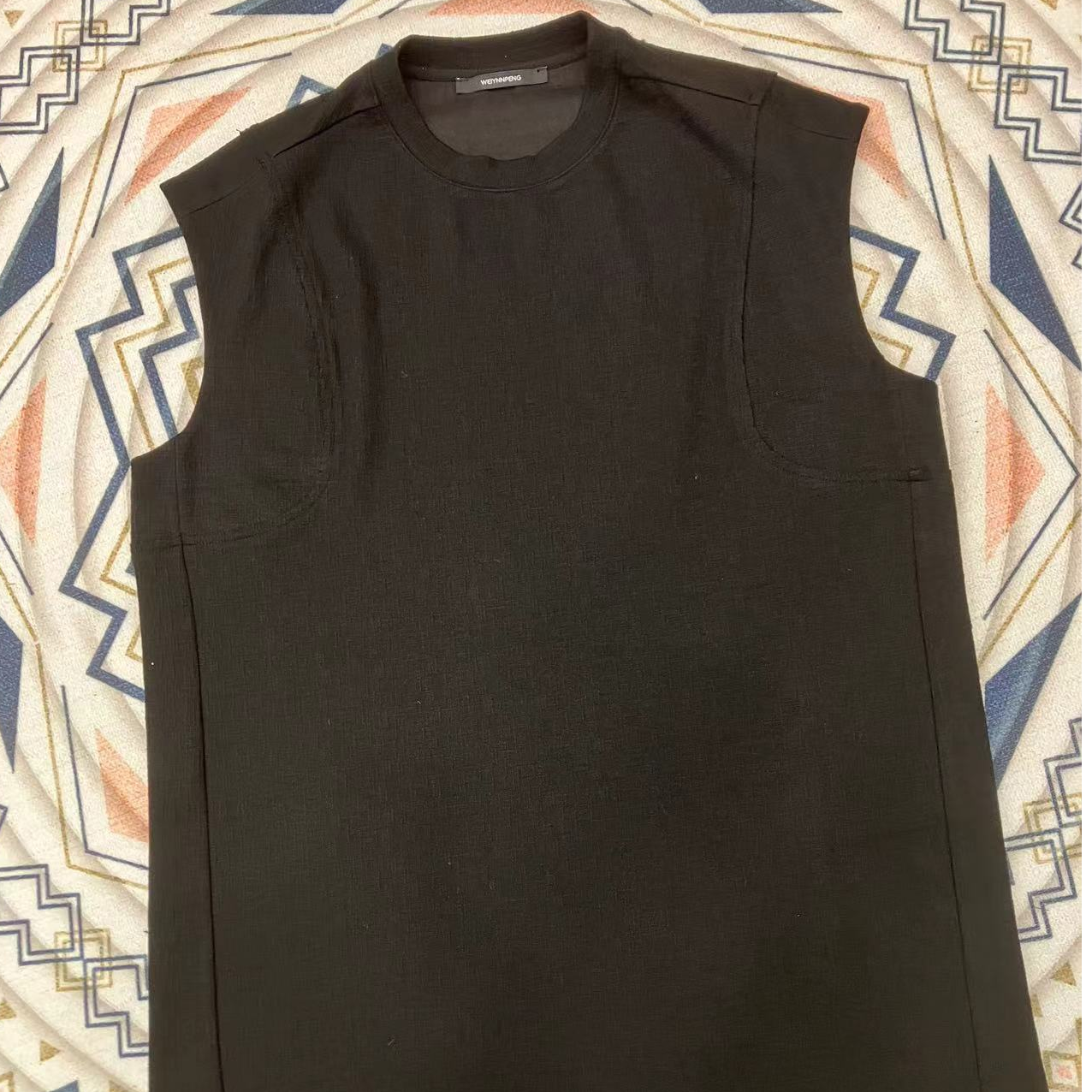 晶范家【早秋纯色砍袖马甲】