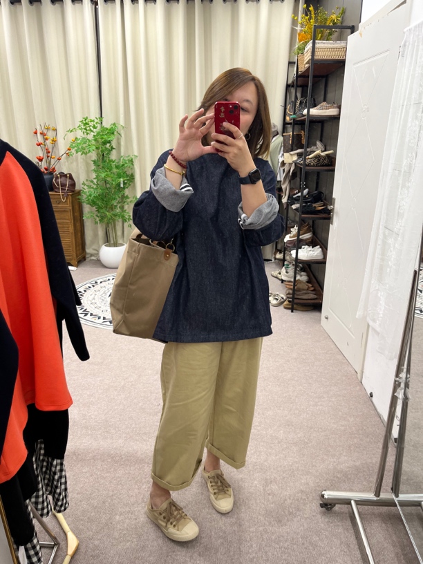 晶范家【两色磨毛休闲裤】