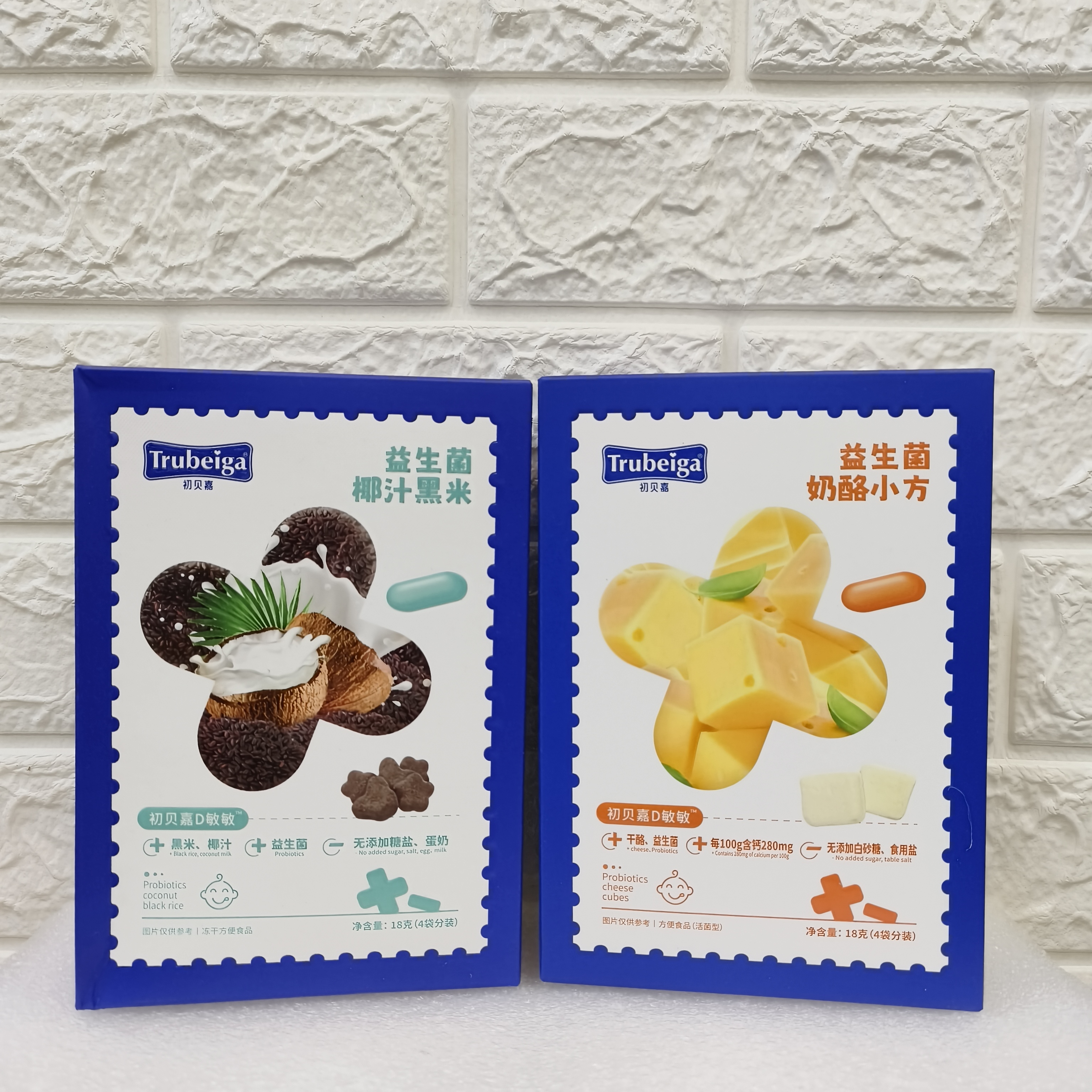 初贝嘉益生菌奶酪小方