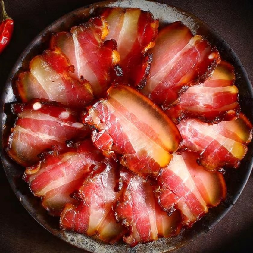 【3斤腊五花肉】恩施柴火烟熏农家正宗土猪腊肉 2