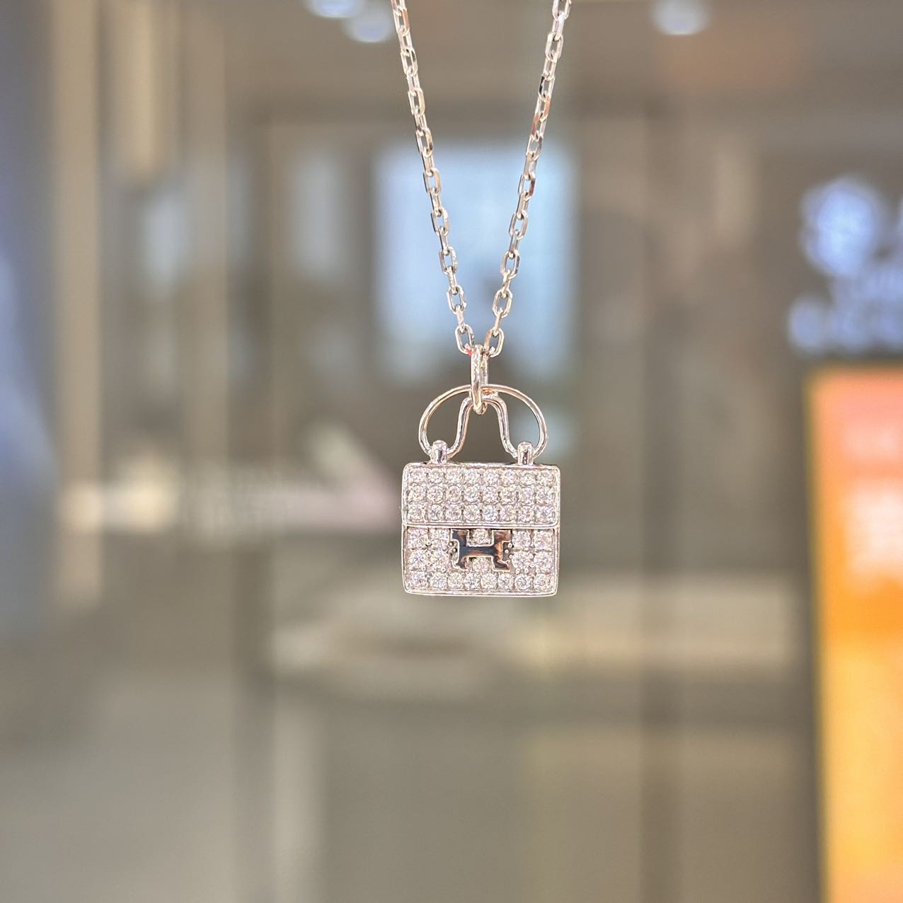 pt950铂金时尚包包套链