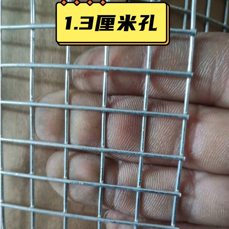 1.3厘米孔热镀锌围栏防护网养殖垫底漏粪鸽舍围网防鼠蛇铁丝网厂