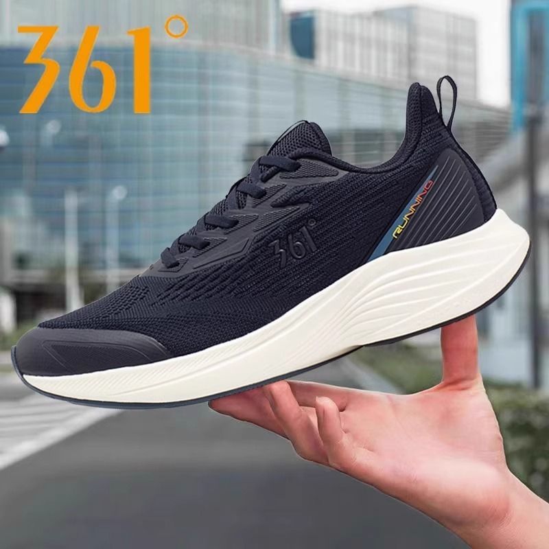 361°运动鞋2025夏季新款网面透气轻便防滑青少年时尚缓震跑步潮鞋