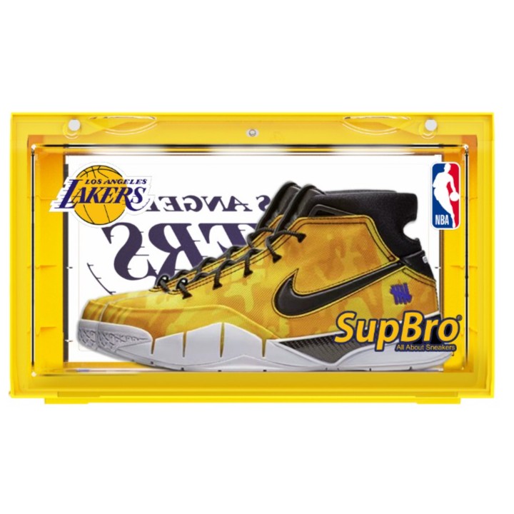 SupBro联名 NBA 湖人队旗舰款/职业款/基础款 防尘侧开鞋盒收纳
