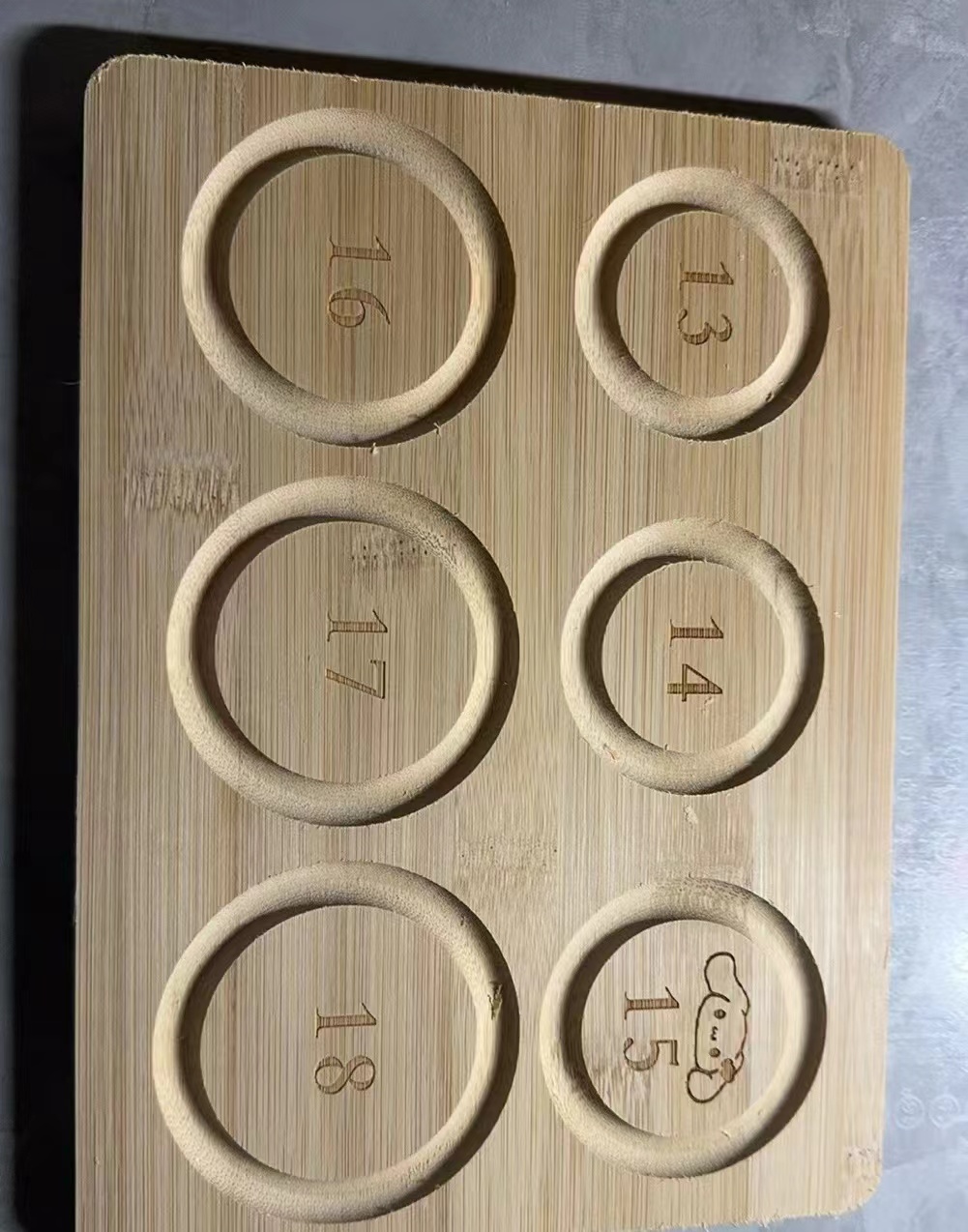 新手展示盘 6孔手串设计盘  串珠盘  手串撑环