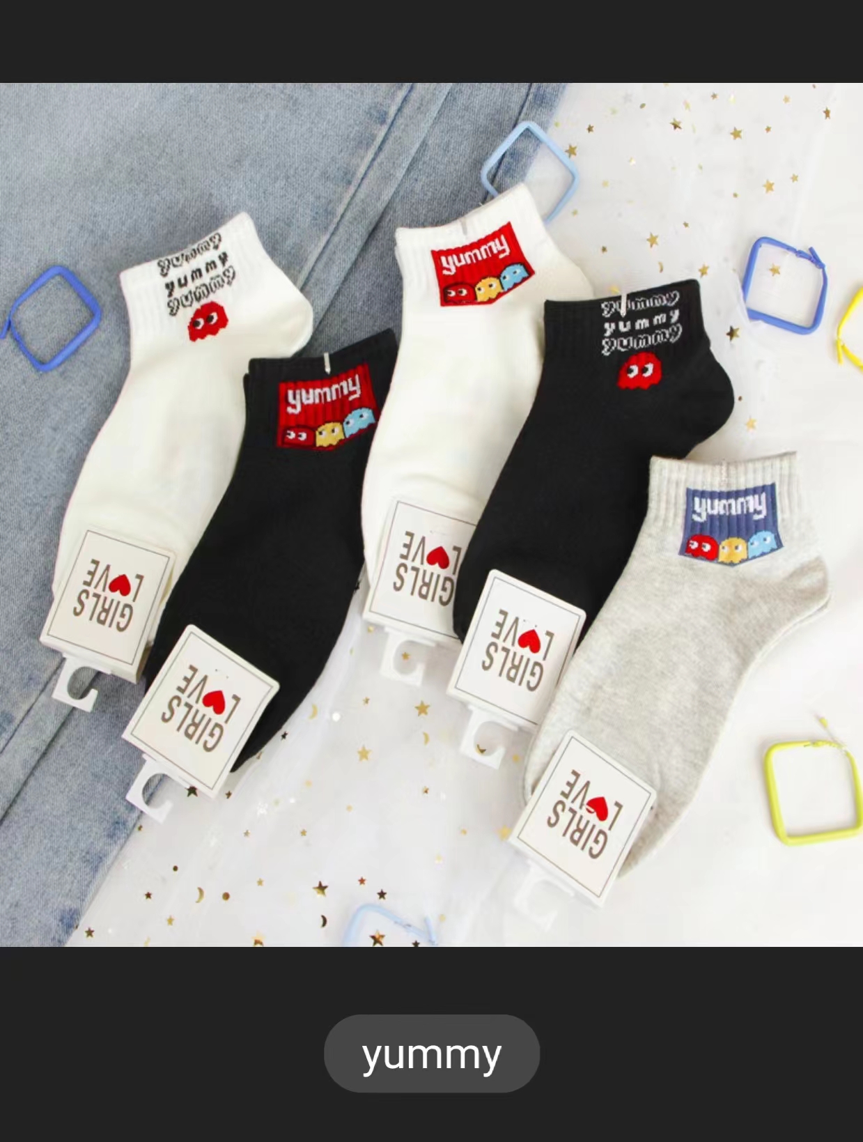 【纯缘依依家】秋冬新款时尚百搭棉袜