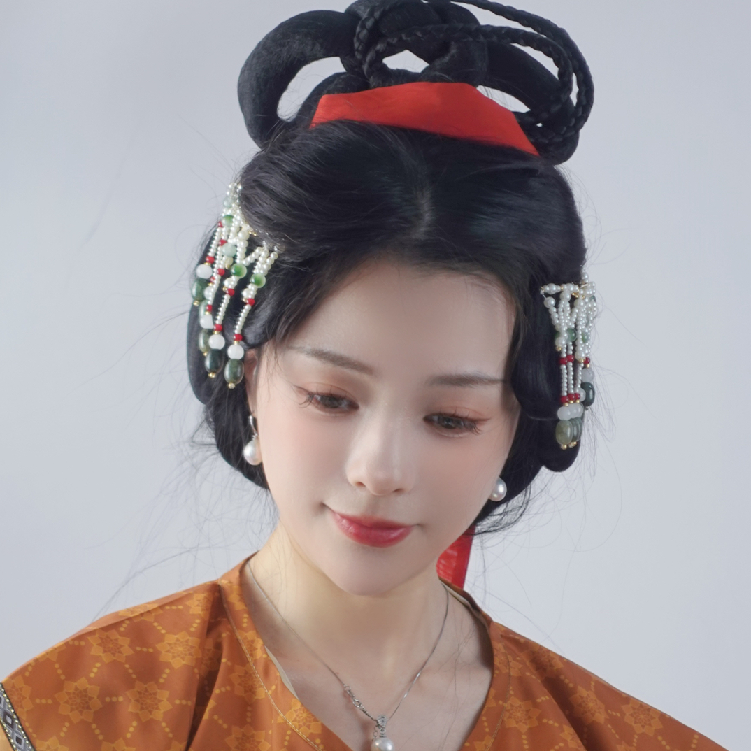 汉服发饰发钗米珠古风汉服点缀超仙配饰复古国风旗袍马面裙配饰 