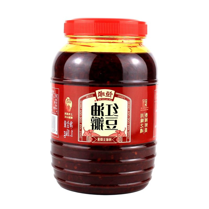 晒制红油豆瓣酱恒顺火锅料上色回锅肉麻婆豆腐川菜香辣调味
