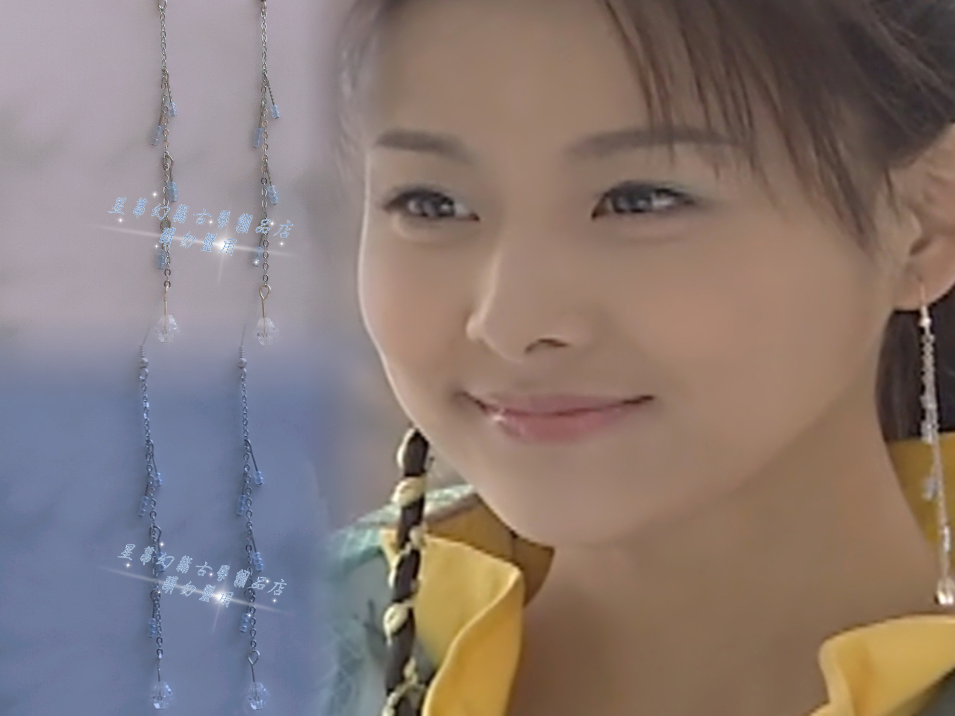 合金耳饰 八仙全传之八仙过海 艳彩同款小清新耳环耳饰