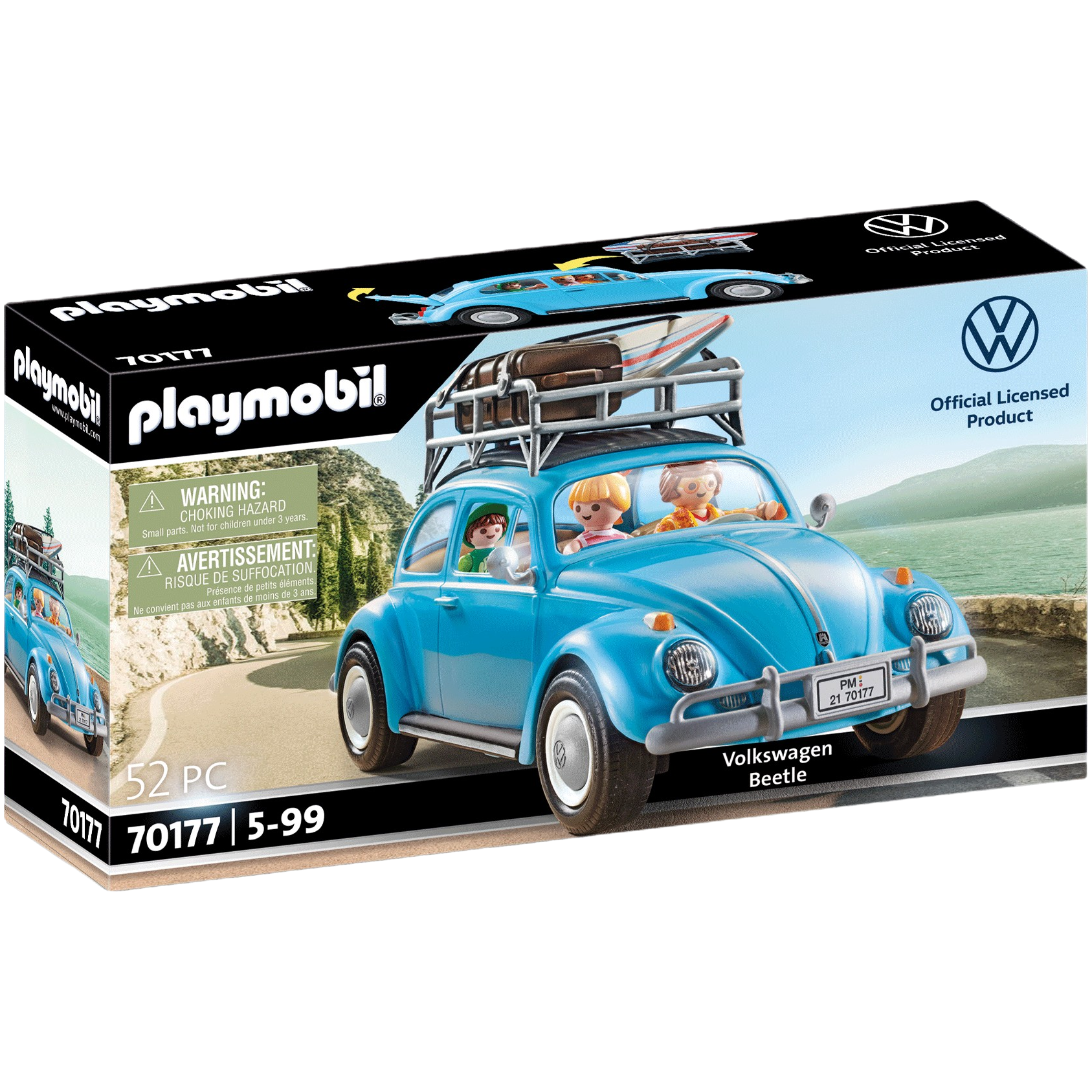 playmobil摩比世界70177大众甲壳虫蓝色款