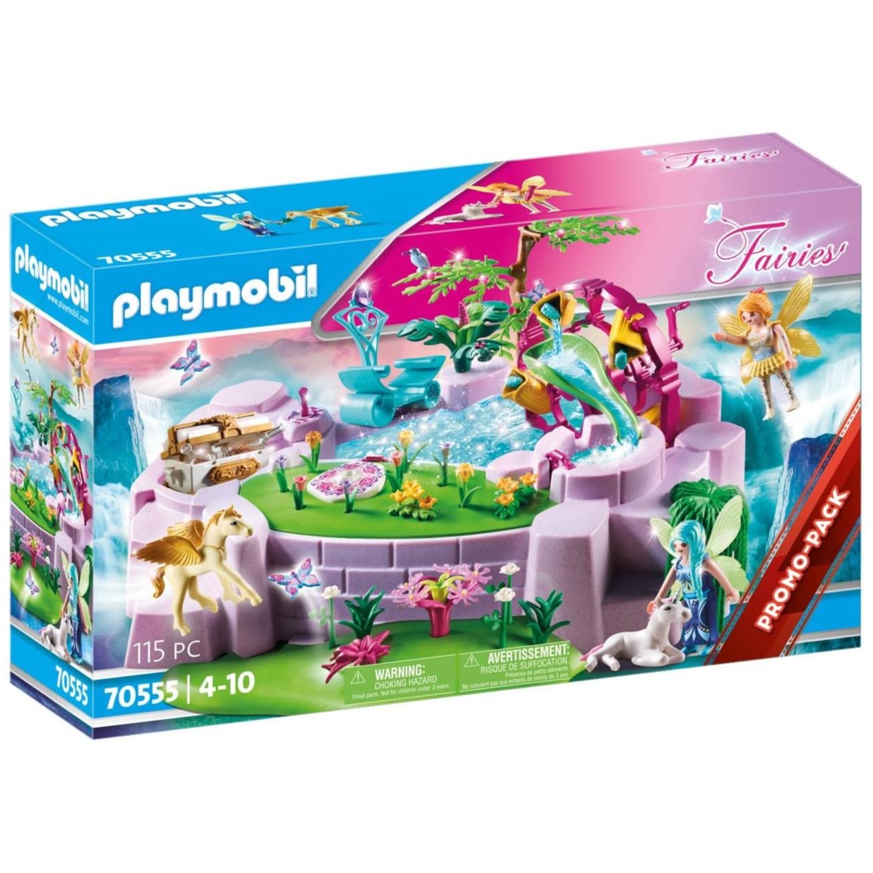 playmobil摩比世界70555仙子水晶湖