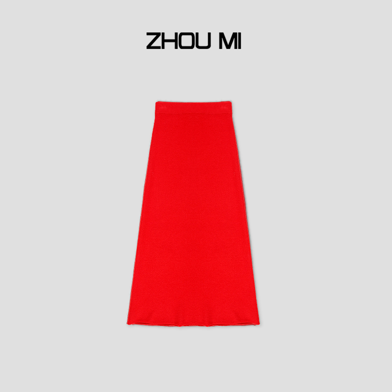 ZHOU MI “冬日礼物”羊缩绒A版半裙 ZM80153 