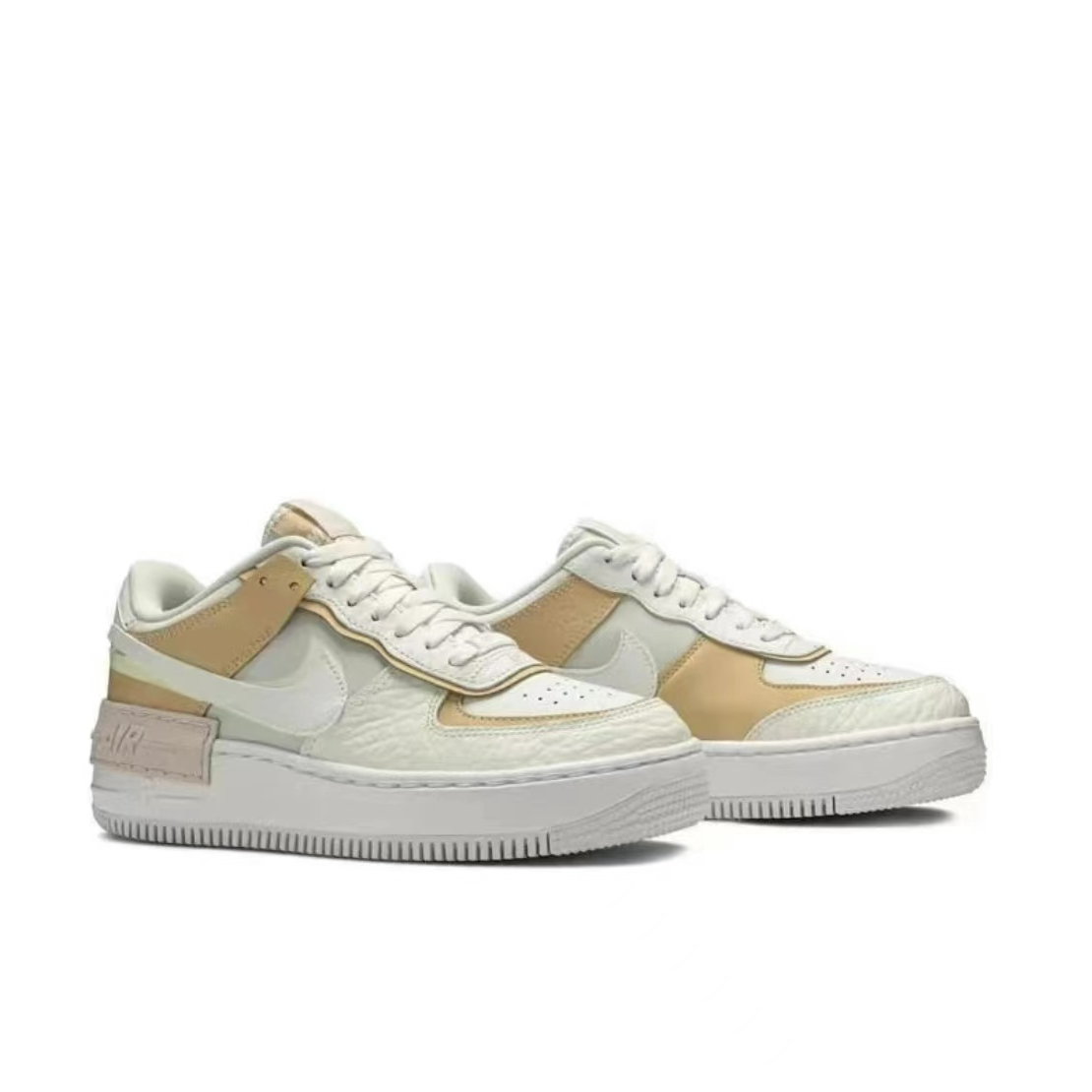 Nike耐克女鞋Air Force 1 Shadow白粉空军一号休闲板鞋CK3172-002