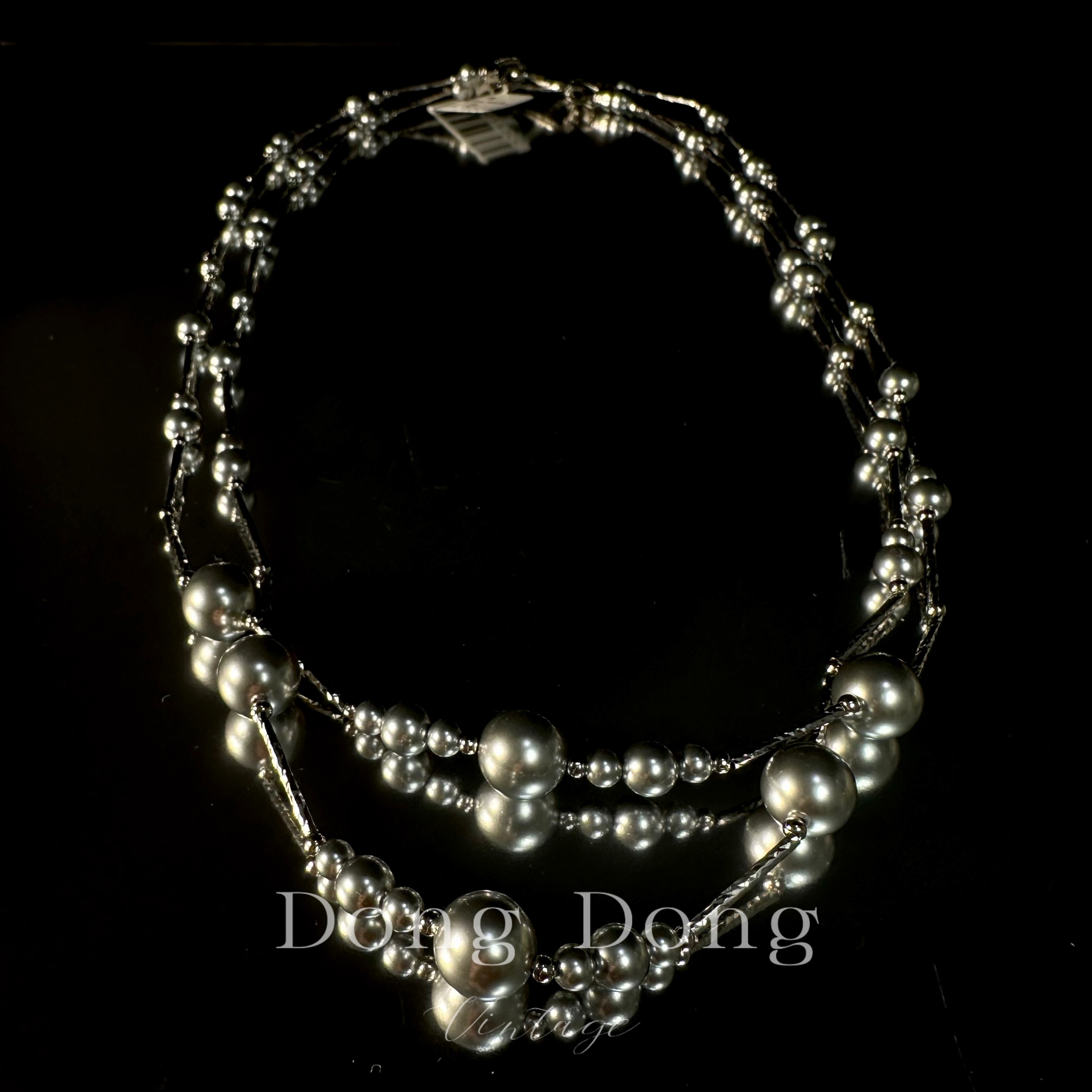 铜合金项链 铜合金中古重工项链【3357】中古收藏