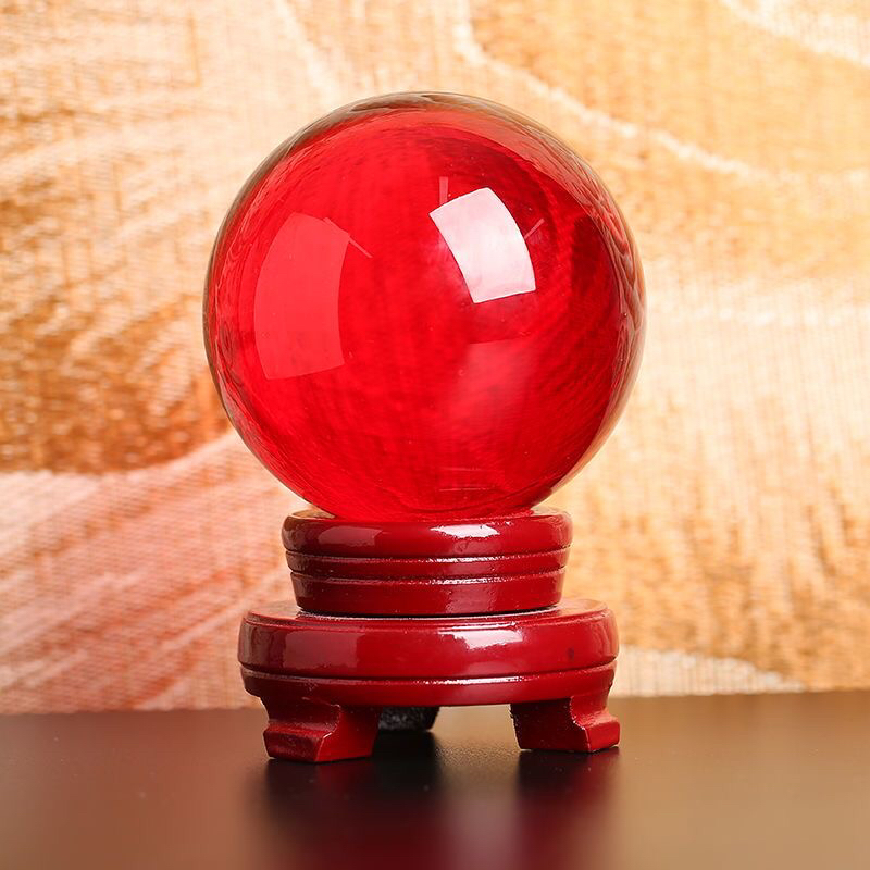【老师推荐】水晶转运珠摆件吉祥鸿运球家居摆件开业礼品乔迁