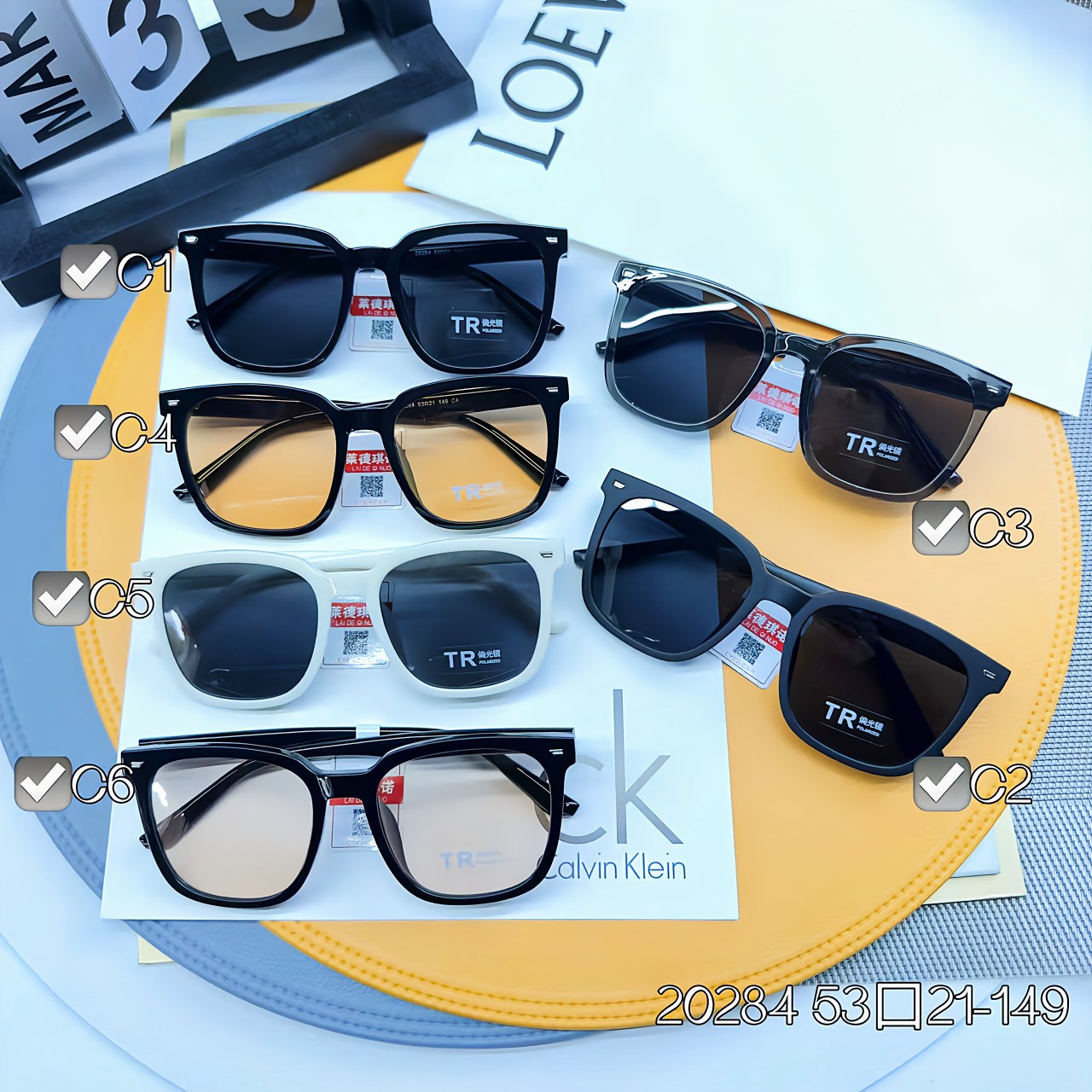 GM同款偏光太阳镜可配近视tr90太阳镜