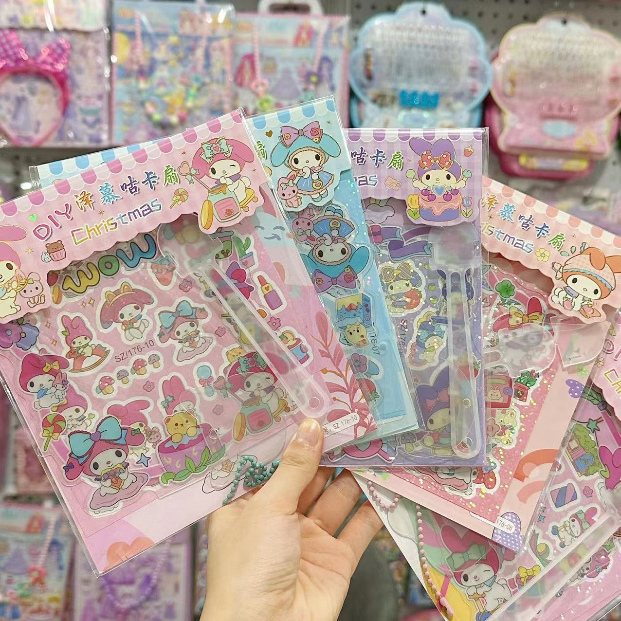 儿童咕卡 宝宝喜欢的diy咕卡带贴纸 5个款式