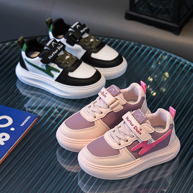 儿童板鞋软底防滑男童运动鞋潮酷百搭2025春秋款透气低帮女童鞋子