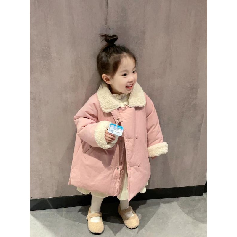 洋气保暖棉服冬季外套2023新款女宝宝加厚中大童儿童秋冬棉衣