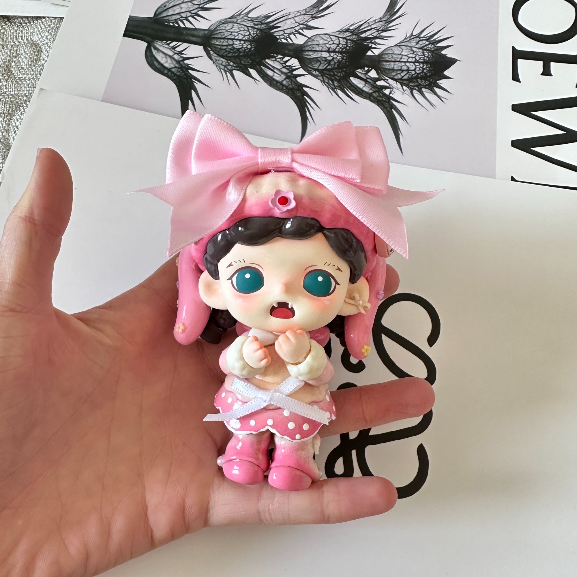小芭潮玩捣蛋改娃粘土手绘款