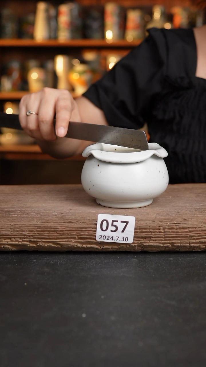 【闪购商品】瓷片057 泥泥手工花盆口7.5高7