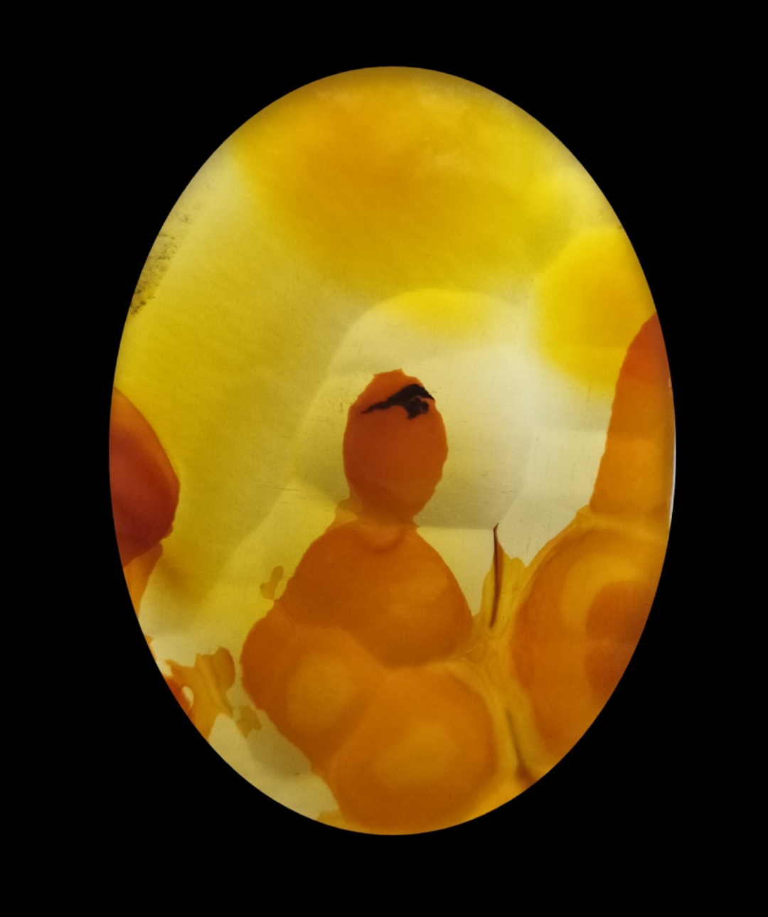 天然玛瑙像形意境牌吊坠