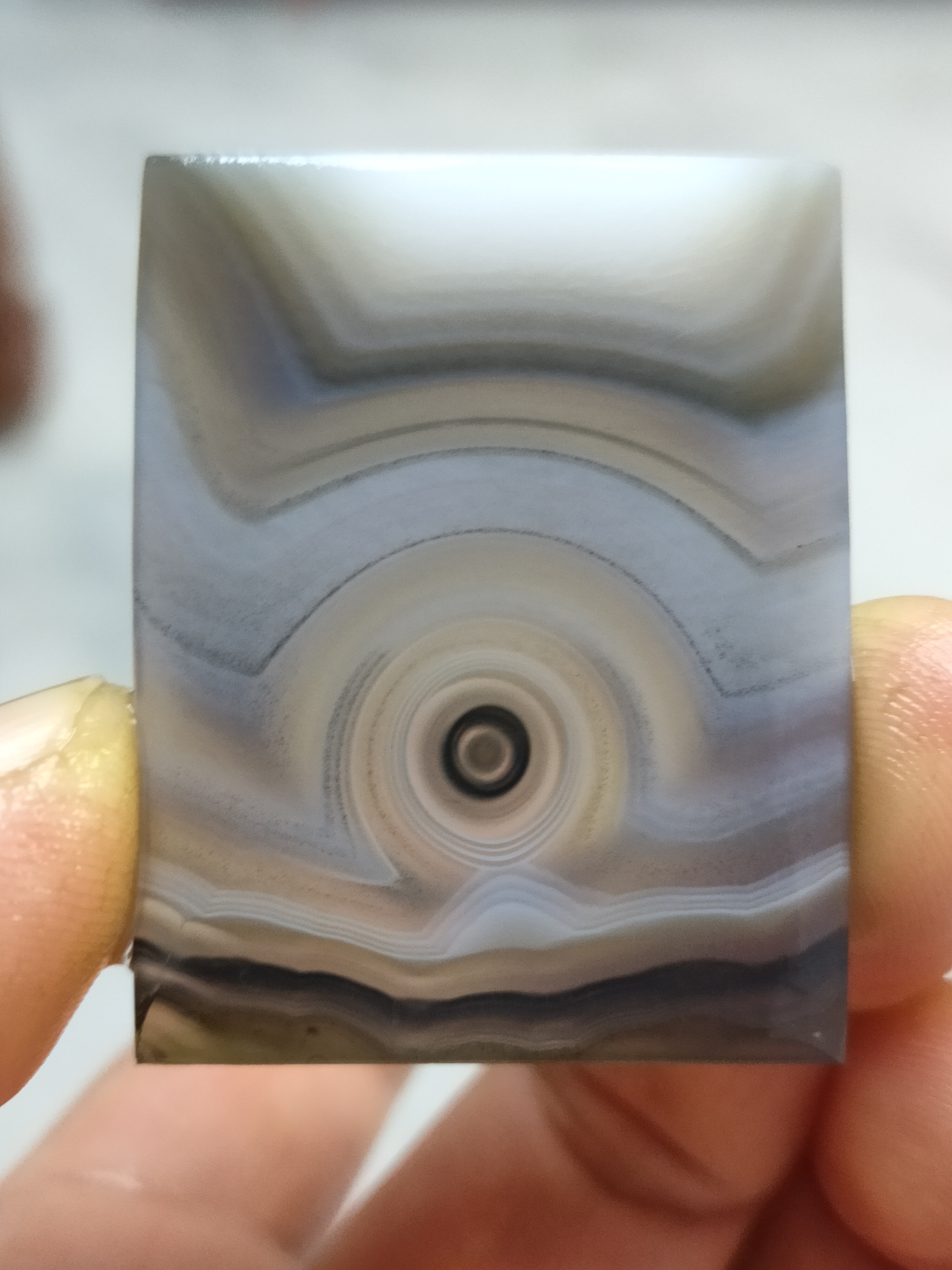 天然玛瑙眼睛方牌吊坠46/36/5