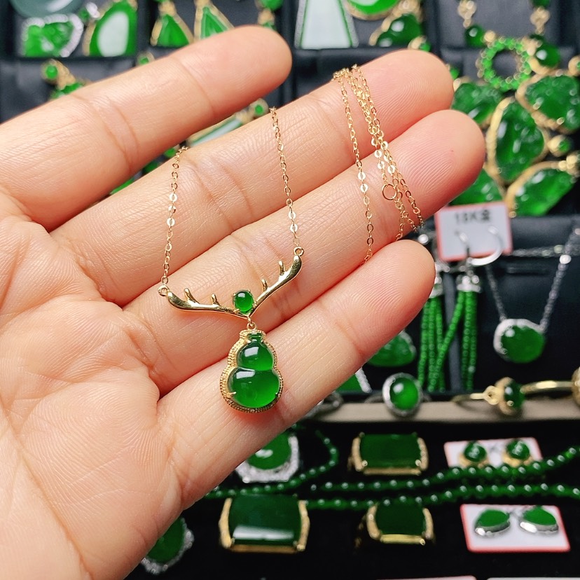 【闪购商品】翡翠118K金镶嵌@****享