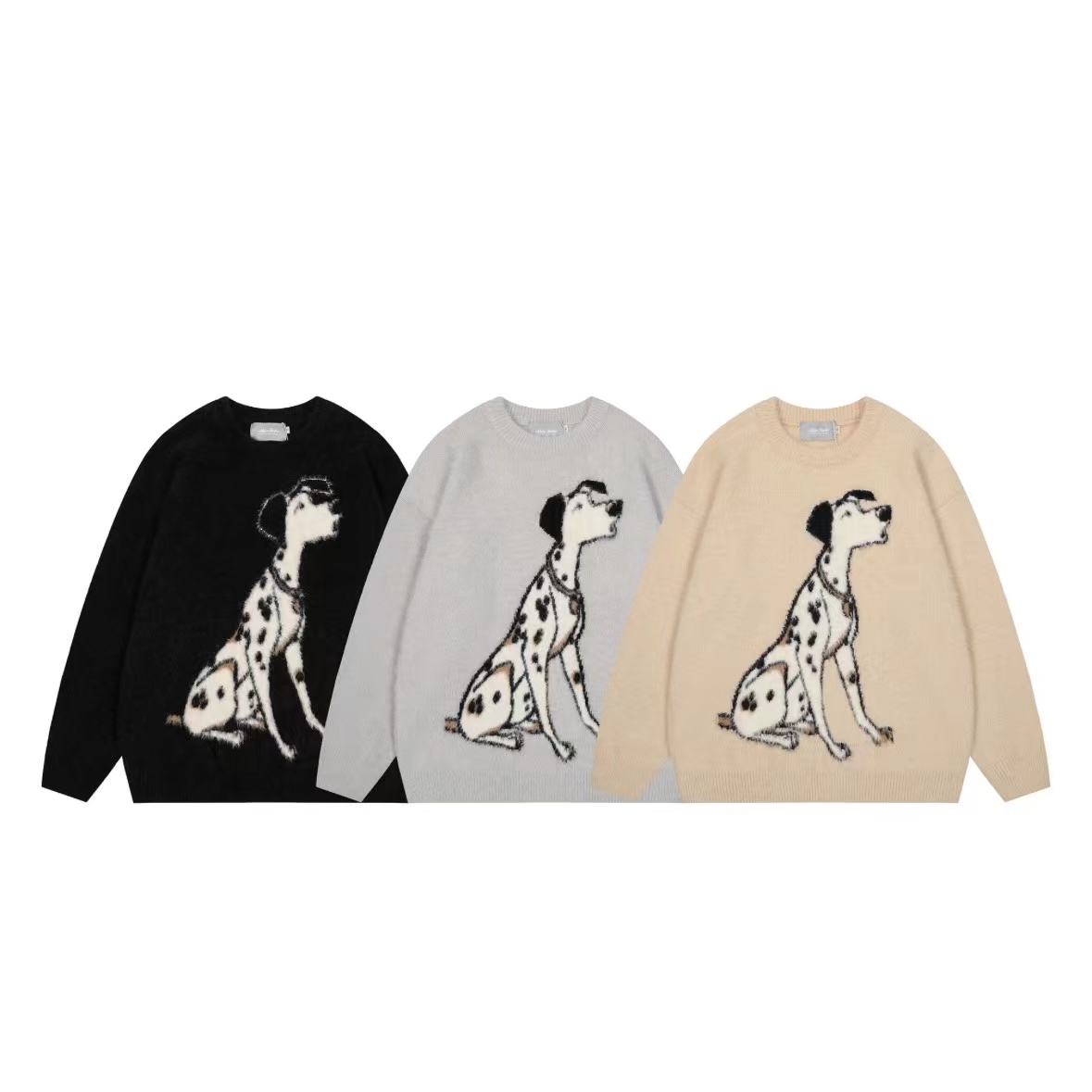 卤蛋公主【情侣毛衣】大码胖mm休闲宽松长袖秋冬慵懒时尚