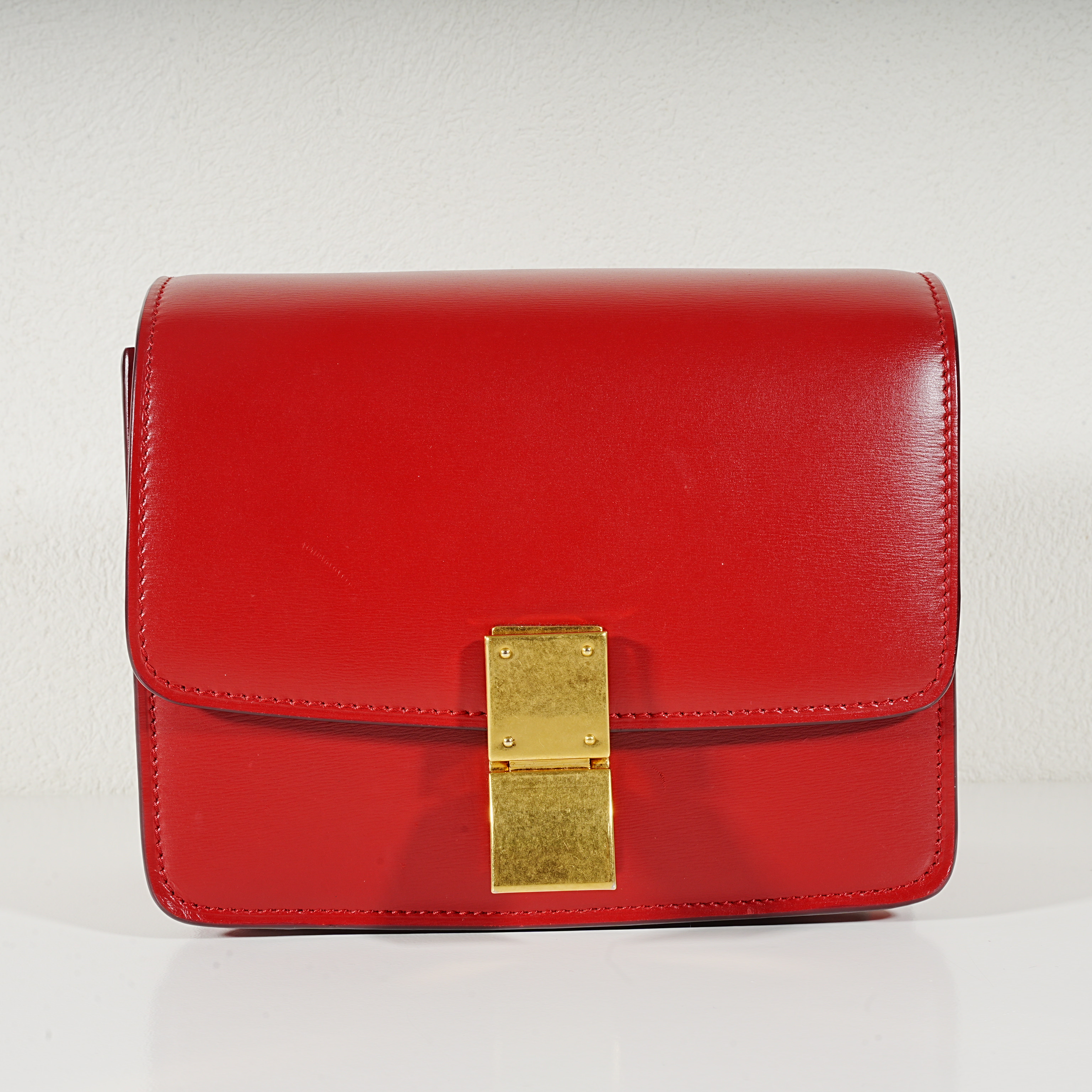 95新 Celine/思琳 Celine/红金box/豆腐包/小号