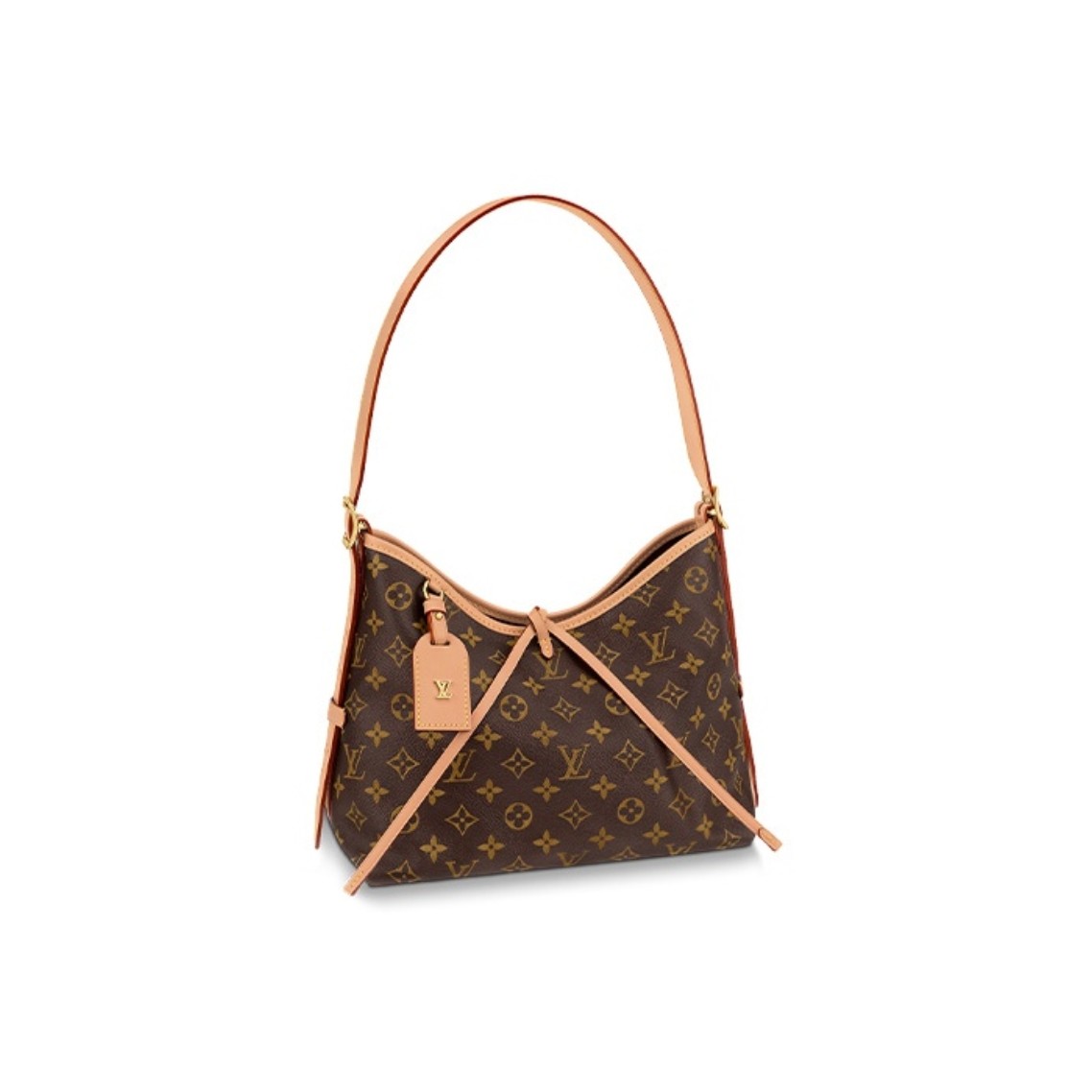 全新未使用 LouisVuitton/路易威登 LV 老花carryall小号 斜挎包