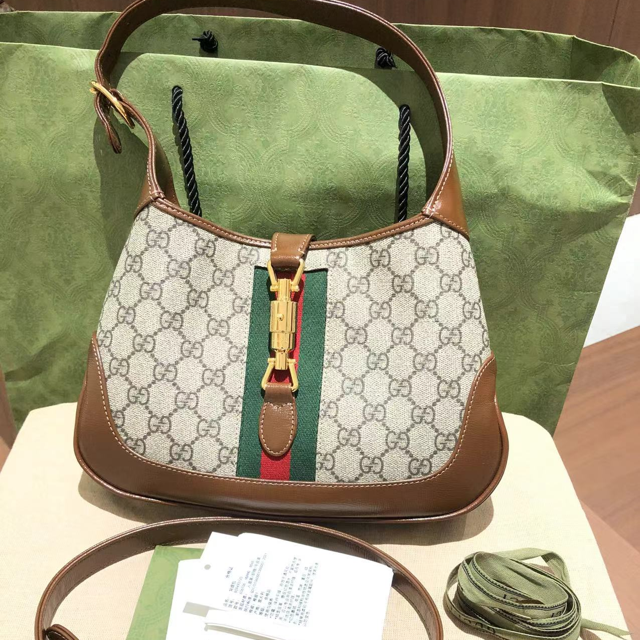 全新未使用 GUCCI/古驰 Gucci 老花1961小号