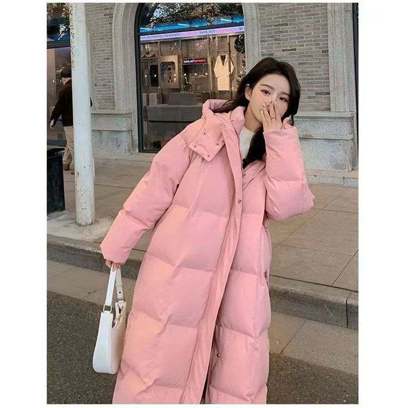 新款棉衣女oversize面包服羽绒服冬季外套长款加厚棉袄2023年新