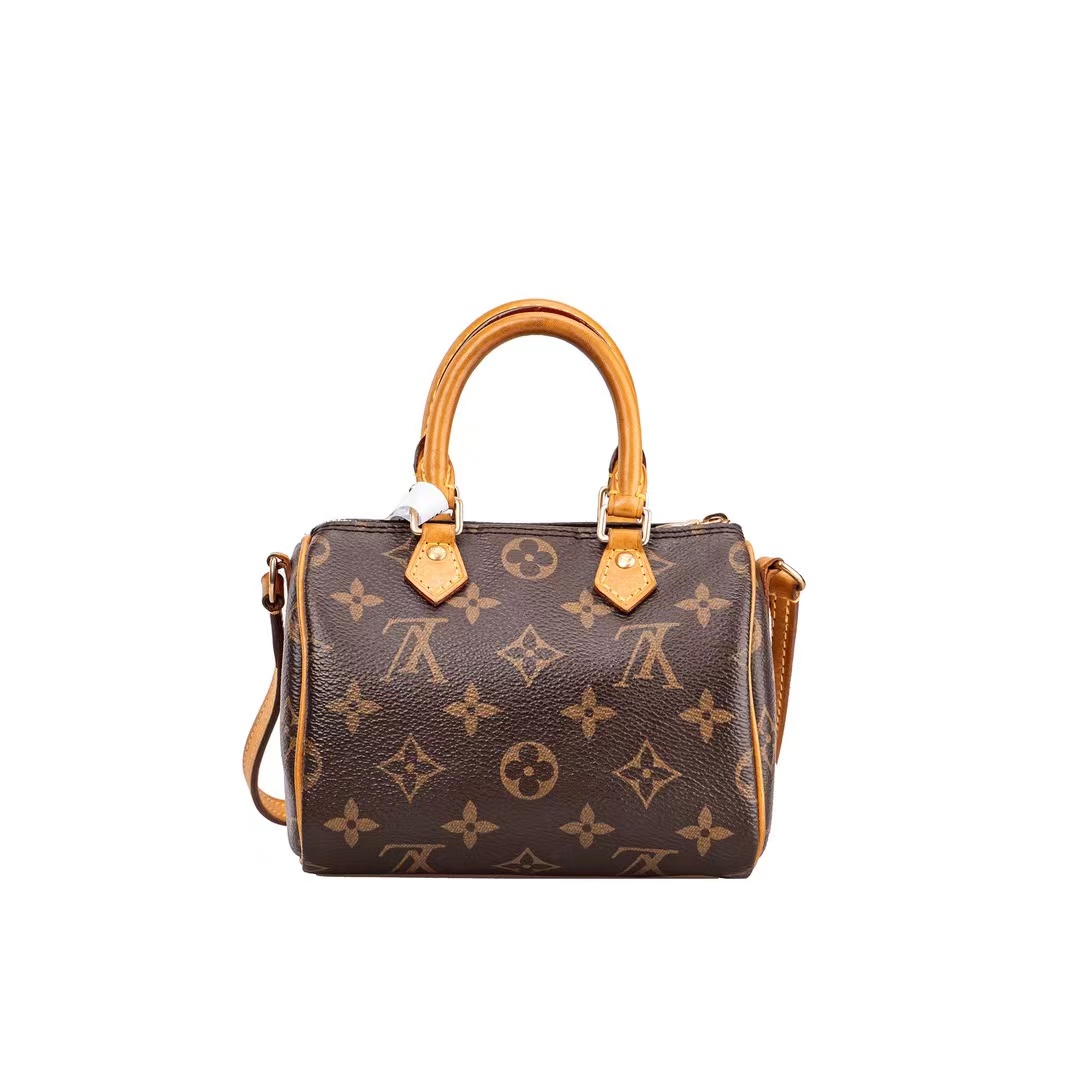 99新 LouisVuitton/路易威登 小雨LV speedy nano 植鞣革换新