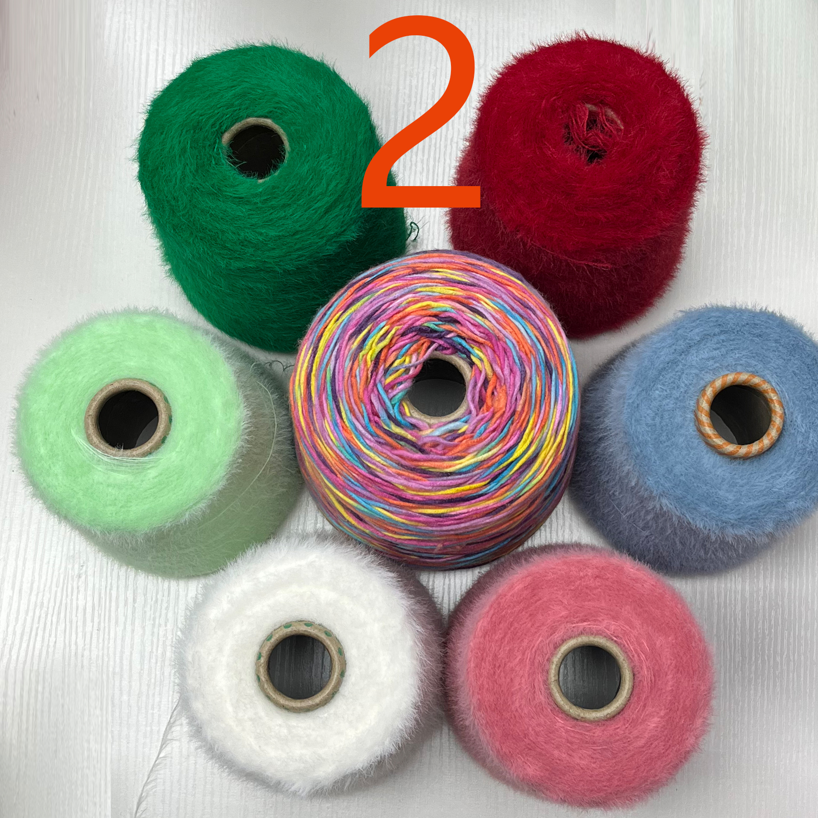 2号羊羊外贸毛线柔软亲肤手工DIY编织毛线2号