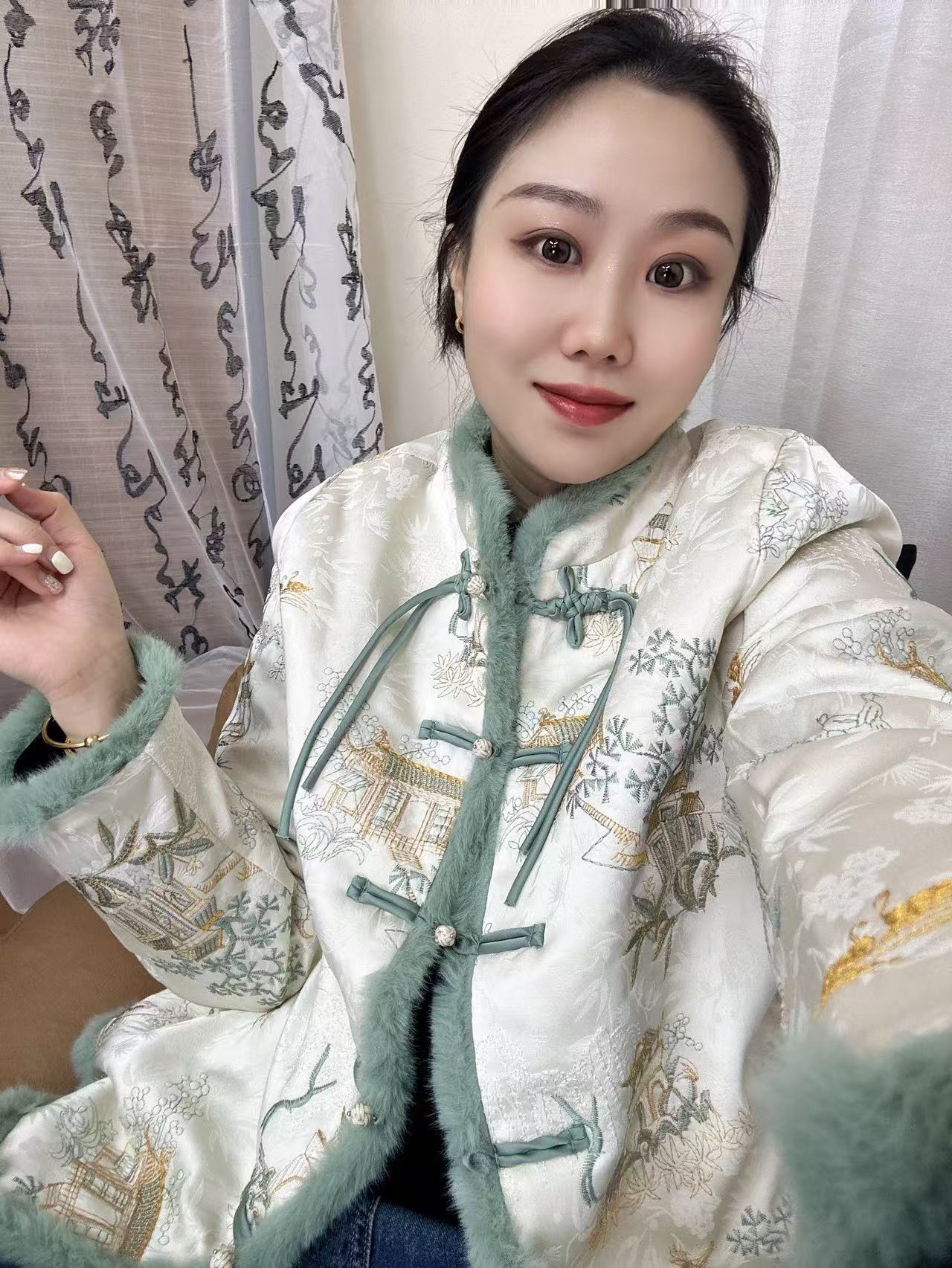 【澜公子5103】亭台*冬季新款气质百搭新中式国风外套