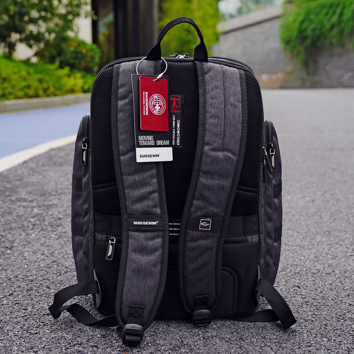 99C大容量双肩包旅行背包学生书包电脑背包防泼水牛津布双肩包