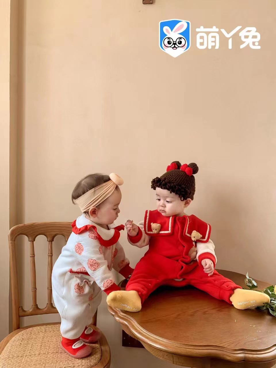 姝梦宝宝哈衣爬服(NO退NO换介意勿拍)  连体衣羽绒服婴儿套装