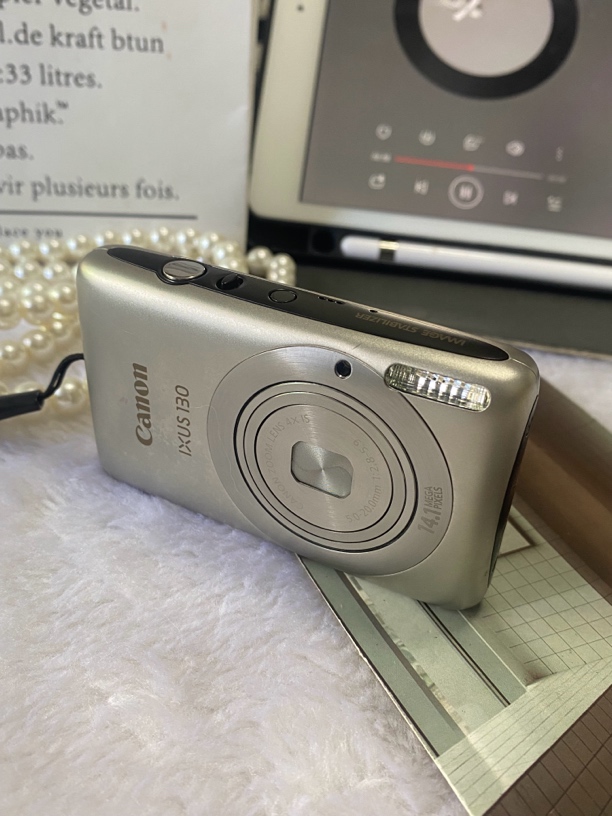 【跑跑】ixus130 数码相机 配件齐全 银色